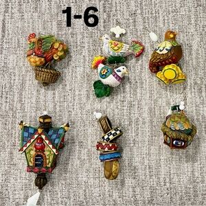 Kirkland Costco Retired 12 Days of Christmas ornaments